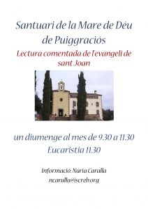 Formació permanent Grup Evangeli al Santuari de Puiggraciós